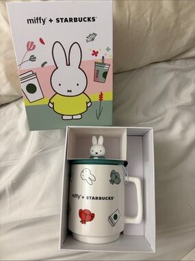 Miffy x STARBUCKS limted edition White Ceramic Mug